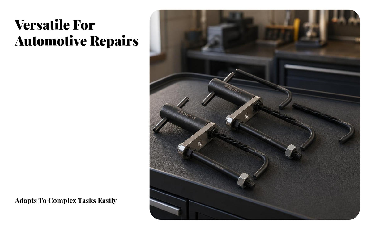 Iron GM Fuel Injector Tool Kit T-Handle Fuel Injector Assembly Remover Knurled Dark Dark-Toned Finish