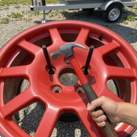 Vehicle Spare Tire Bracket Mounting Plates Boat Spare Tire Bracket Threaded Rods Hex Fasteners for Trailers