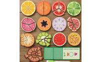 Fruit Fraction Math Toy Educational Fraction Circle Puzzle Bright Colors for Kids, Homeschool, Instruction Time