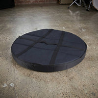 Shock-Absorbing Gong Bag Oxford Cloth Padded Gong Bag Black Circular Carry Case Lined