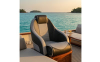 Marine Driver Seat Waterproof Boat Seat with Hinge High Back Furniture for Anglers, Yacht