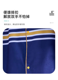 洲克吸水浴巾浴袍开衫防晒速干男士航海风游泳训练度假换衣斗篷