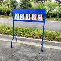 羽毛球网柱移动铸铁羽毛球网架高档比赛休闲室内外球馆用送球网