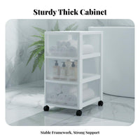 Transparent Stackable Clear Drawer effortless Sliding Stackable Pull-extendable container adaptable Household Storage Space-Saving for Home Organizers, Office Workers, Kids' Room, Bedroom, Closet, Kitchen