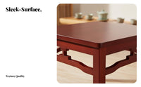With Storage Shelf Traditional Tea Table Multi-Purpose Home Furnishing Compact Size Household Furniture Easy to Clean for Homeowners, Apartment Dwellers, Interior Decorators, Living Room, Reception Area, Office, Bedroom