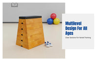Kindergarten Vaulting Box, Wooden Detachable Gymnastics Equipment, Multitier Training for Children