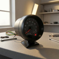 Tachometer with Gear-Change Light Accurate RPM Gauge with Gear-Change Light Compact Meter for Drivers