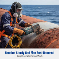 Electric Rust Remover, Handheld Deck Rust Removal Machine, Heavy-Duty