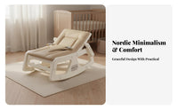 Gentle Rocking Motion Convertible Baby Rocker Adjustable Recline Convertible Bouncer Seat Safety Harness Nursery Furniture Ergonomic Design for Newborns, Toddlers, Young Children, Rest Time, Resttime, Living Room, Playtime