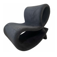 Sculptural for-for the modern continuous Loop Armchair Flowing Lines accent Chair Modern visual appeal Lounge Seat unobstructedrear Design for Interior Designers, homeowners, Reception Area, Living Room, Office, Showroom
