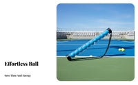 No Bending Down Pickleball Pickup Tube Large Capacity Pickleball Picker Upper Easy to Carry Ball Collection Tube Portable for Seniors, Coaches, Outdoor Courts, Practice Sessions