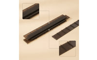 4 Pieces Engraved Cake Roll Slicing Ruler Translucent Cake Portion Marker Slim Baking Ruler with Hanging Hole Precision for Home Bakers, Dessert Shops