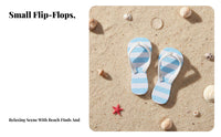 Miniature Flip-Flops Summer Theme Miniature Flip Flops Ornamental Dollhouse Beach Sandals for Hobbyists