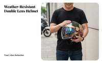 Carbon Fiber 3/4 Helmet Protection 3/4 Shell Removable and Washable Liner Shielded Headwear for Women, All Season, Commuting