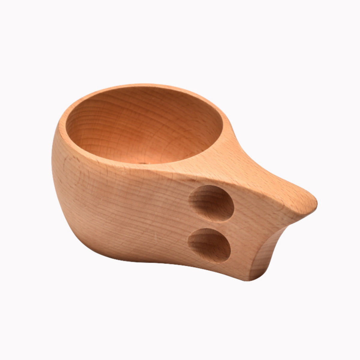 Wooden Drinking Cup with Handle Handmade Wooden Cup with Handle Non Lightweight for Campers, Camping, Outdoor