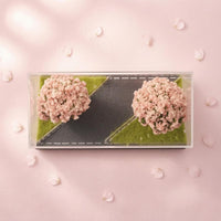 Cherry Blossom Diorama Textured Road Diorama Box Miniature
