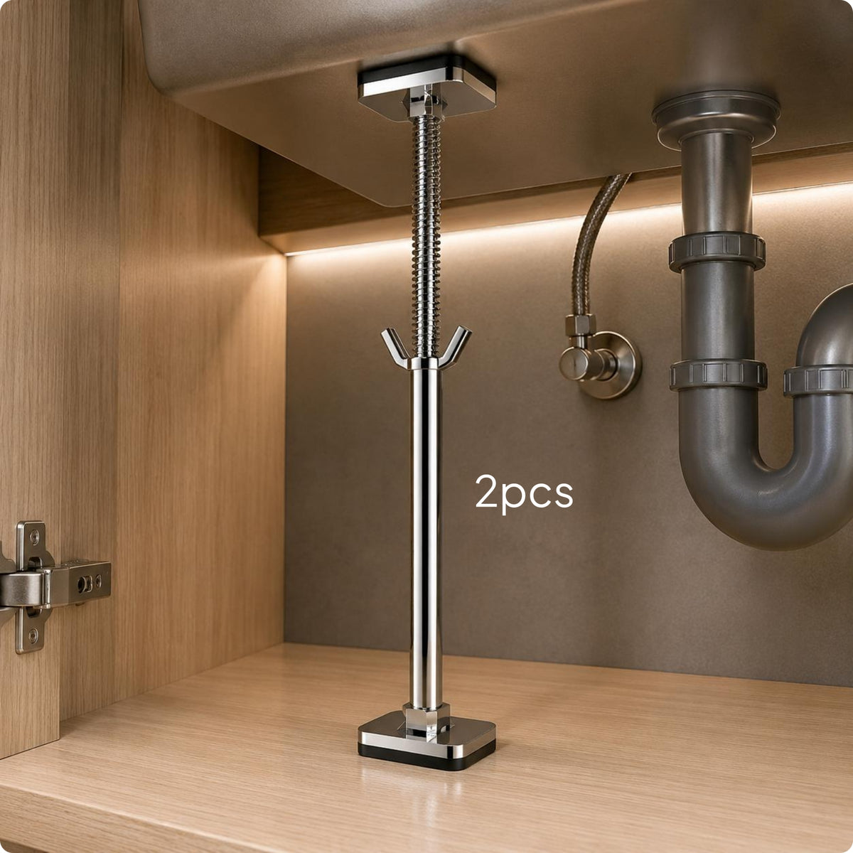Under-Mount Sink Support Brace Rust Resistant Undermount Sink Bracket Space Compact Household Repair Hardware for Lavatory