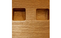 3-Hole Cue Rest Space-Saving Beech Wood Cue Simple Setup Construction Holder