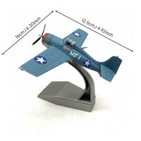 F-4F F-4F Fighter Model Plane Preassembled Warplane Display Model Detailed Paint Collector's Plane for Gift