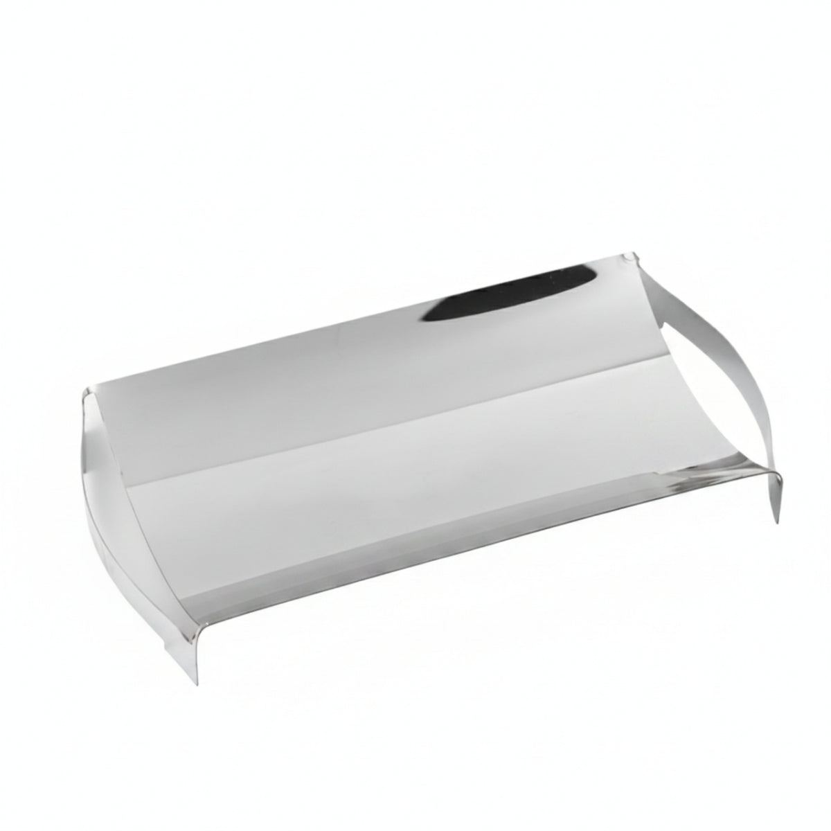 Stainless Steel Tray Minimalist Mirrored Tray Elegant Platter for Reception Area