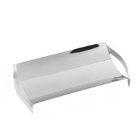 Stainless Steel Tray Minimalist Mirrored Tray Elegant Platter for Reception Area