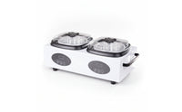 Double Pot Depilatory Heater Independent Temperature Control Depilatory Heater with Dual Pots Fast Heating Overheating