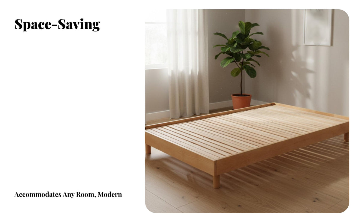 Low-to-the-Ground Design Montessori Floor Bed durable Wood Construction kids' Furniture Encourages Independence Toddler Bedstead Minimalist type for Children, Toddlers, Infants, Bedroom, Nursery, Playroom, Home
