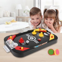 Interactive Tabletop Soccer Game Competitive Tabletop Hockey Game Fast-Paced Toy Compact for Children, Families, Indoor Play