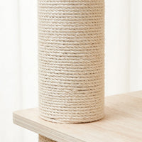 Cat Activity vertical climbing pole to Ceiling Pole, 7 Level Climbing Frame with Scratching Posts