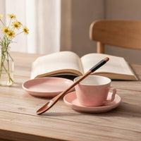 Coffee Spoon with Long Handle Smooth Utensil Natural for Tea Drinkers
