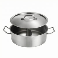 Stainless Steel Hot Pot Round Cookware Easy to Clean