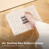 Adjustable Angled Footrest Non-Slip Foot Stool Massaging Surface for Gaming
