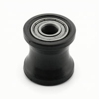 Elliptical Roller Wheel Flanged Elliptical Wheel Replacement Pulley Recessed Smooth for Gym Owners