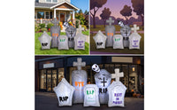 Outdoor Halloween Inflatable Scary Inflatable with Built-in Fan Lightweight for Garden