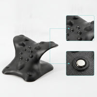 Textured Cervical Neck Support Pillow Cooling Neck Pillow with Massage Bumps Supportive Cushion Ergonomic for Reading