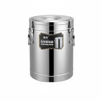 Large Capacity Insulated Food Container Easy to Clean Stainless Steel Insulated Barrel Hot Cold Drink Container Portable Design