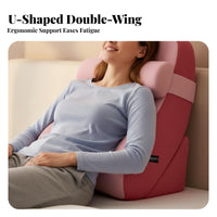 Pressure Relief Bed Rest Cushion Removable Washable Cover Support Backrest Breathable Material for Women, Bedroom, Sofa, Couch