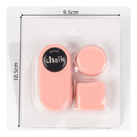 3 Pieces Quiet Operation Portable Billiard Chalk Case Long-Lasting Billiard Chalk Holder Anti-Slip Design for Game Rooms