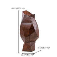 Geometric Vase Modern Faceted Vase Contemporary Flower Holder for Centerpiece
