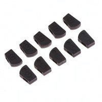 10 Pieces Tapered Rubber Replacement Damper Noise-Reducing Digital Piano Key Damper Keyboard Rubber Wedge for Technicians, Pianists