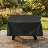 Fitted Pizza Oven Cover with Handles Adjustable Pizza Oven Cover Heavy-Duty Weatherproof for Backyard Cooks, Outdoor Kitchen, Patio