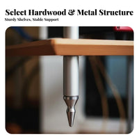 Audiophile Grade High-Fidelity Equipment Rack Shock Absorbing Vibration Isolation Stand High Stability Multi-Tier Audio Rack Sturdy Construction for Audiophiles, Listening Room