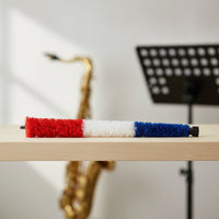 Cotton Saxophone Cleaning Swab Fuzzy Saxophone Bore Brush Absorbent Pull-Through Swab Water-Absorbing for Saxophonists