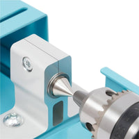 Multi-Functional Multifunctional Bead Lathe Variable Speed Mini Lathe Machine Long-Lasting Aluminum Alloy Body for Hobbyists, Beginners
