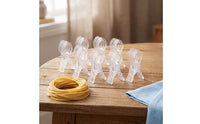 Transparent Balloon Arch Clip with Sticks Clear Balloon Arch Kit Quick Setup Clip with Spring Flexible for Party Planners, DIY Decorators, Photo Backdrops, Birthday Parties