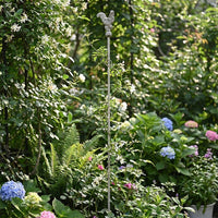 White Weather Vane, Metal Weather Vane, Garden Pick, Outdoor Garden Accent, Country-style Goods