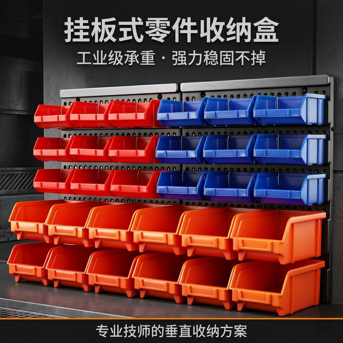 ABS Plastic Pegboard for Tool Storage, 30 Pieces
