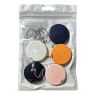 5 Pieces Wireless Bluetooth Tracker Portable Anti-Lost Device Smart Tracker Tag Sound Notification for Pets, Children, Keys, Bags, Luggage