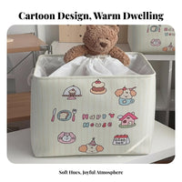 Creature Pattern textile Hamper Large Capacity Creaturetheir belongingsed textile Basket for children