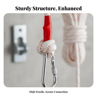 Steel Core Rope High Tensile Strength Fire Evacuation Rope Low Elongation for Firefighters, Evacuation Workers